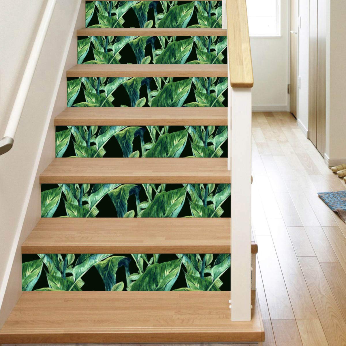 Nordic Style Tropical Leaves PVC-Free Peel & Stick Vinyl Wallpaper