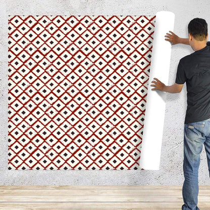 Abstract Ethnic Pattern PVC-Free Peel & Stick Vinyl Wallpaper