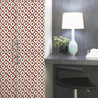 Abstract Ethnic Pattern PVC-Free Peel & Stick Vinyl Wallpaper