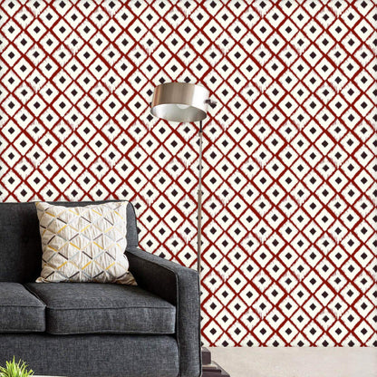 Abstract Ethnic Pattern PVC-Free Peel & Stick Vinyl Wallpaper