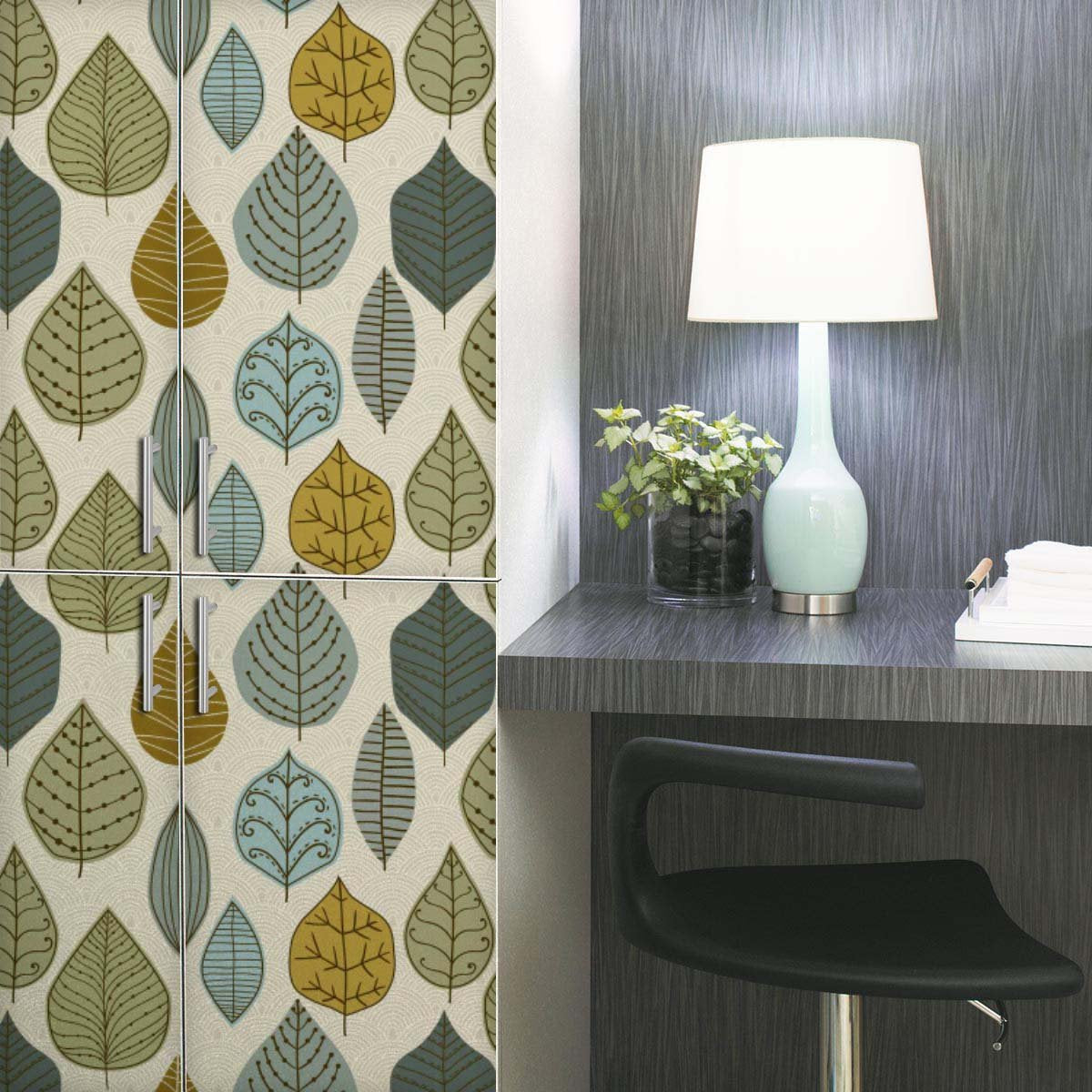 Autumn Leaves PVC-Free Peel & Stick Vinyl Wallpaper