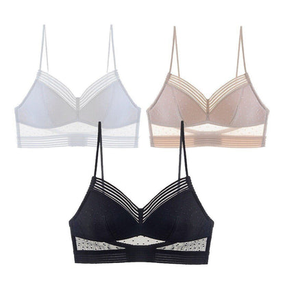 Starry Bra - Low Back Wireless Lifting Lace Bra-【🔥HOT SALE-45%OFF🔥】